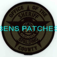GEORGIA,A,SPALDING COUNTY SHERIFF SUBDUED 1